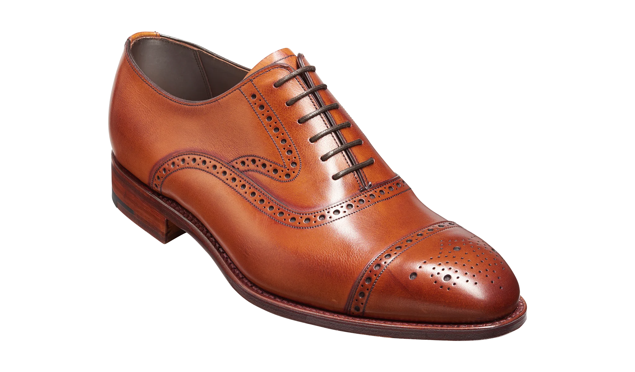 Lerwick Antique Rosewood Calf Oxford Men's Shoes | The Leather Street