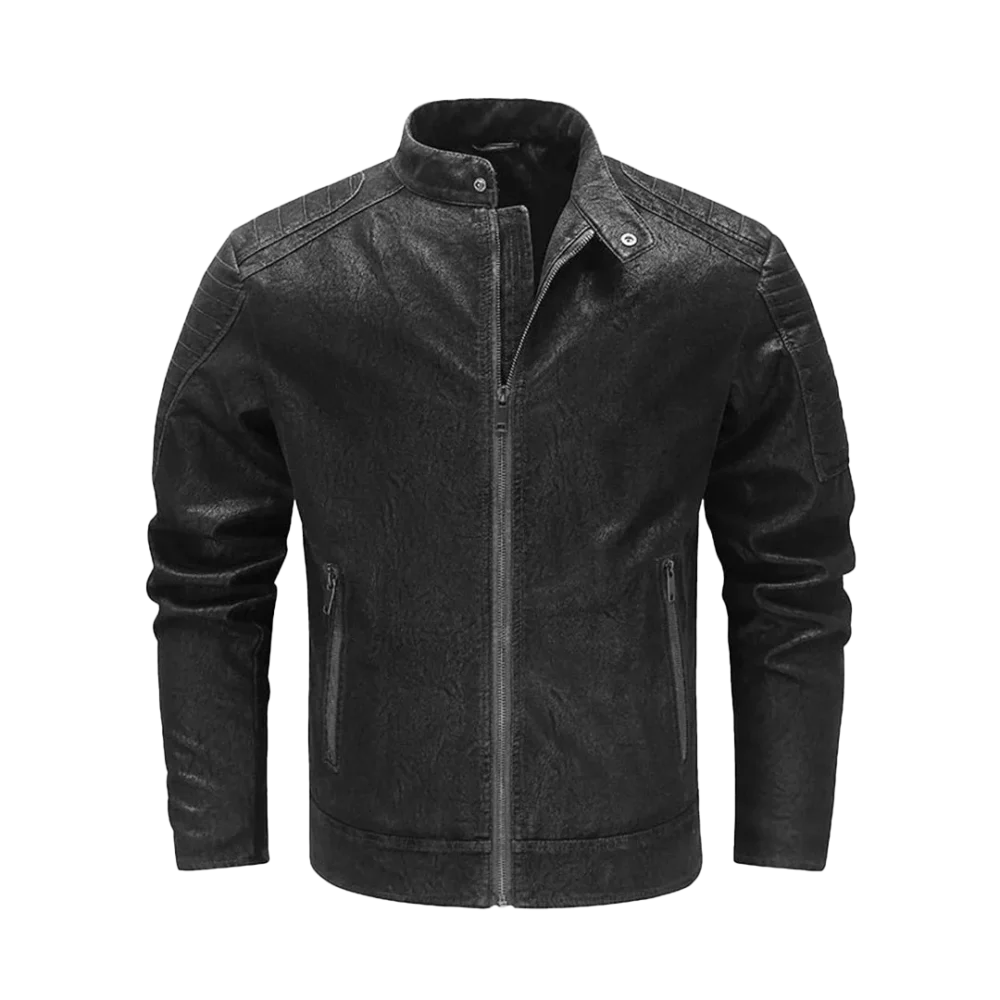 Leather biker jacket biker jacket