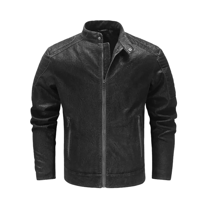 Leather biker jacket biker jacket