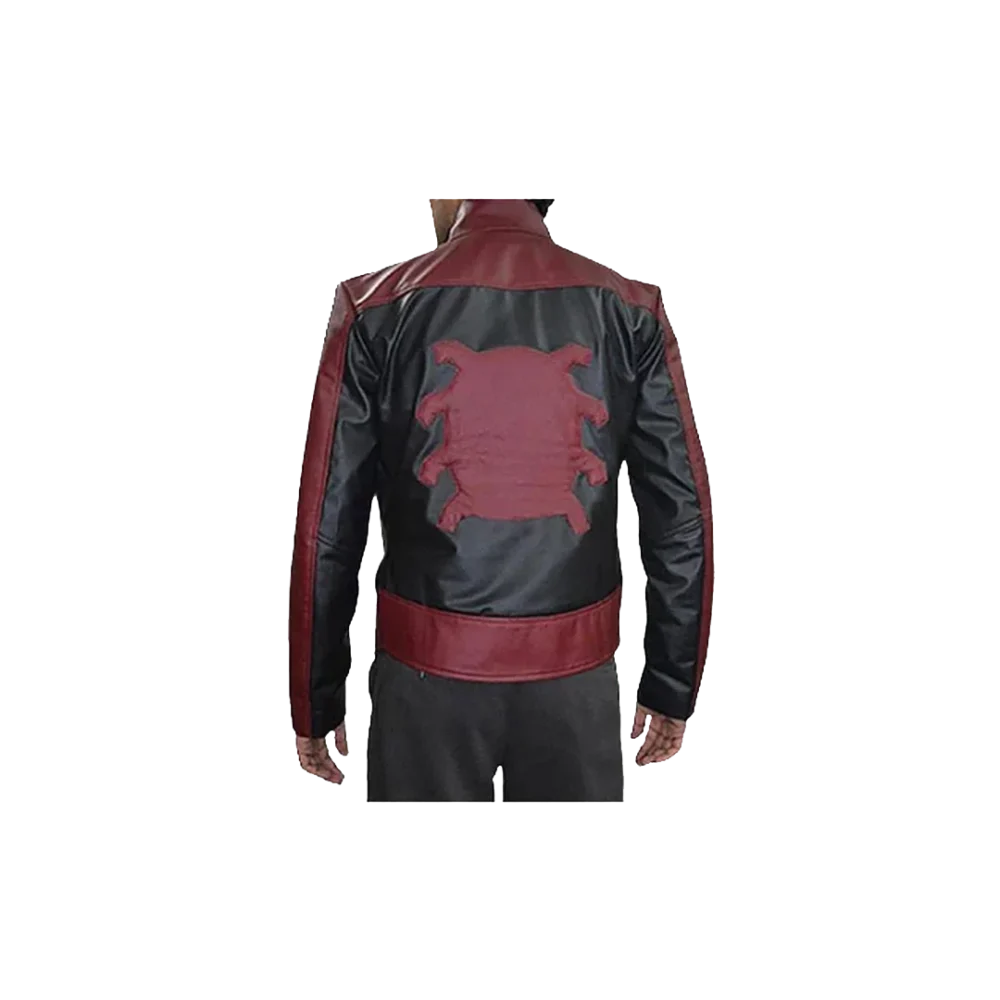 leather jacket spiderman leather jacket