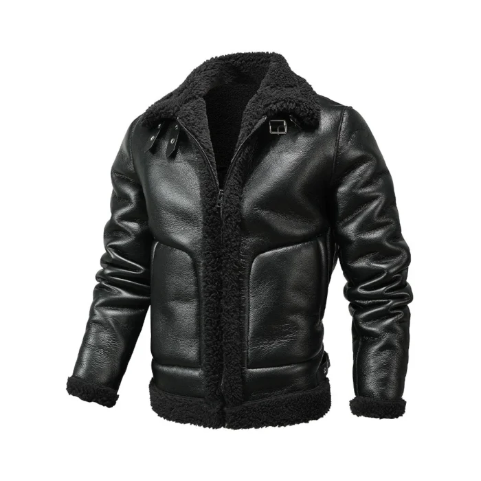 fur leather jacket