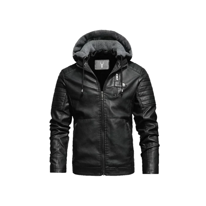 Hood Leather Jacket leather jacket