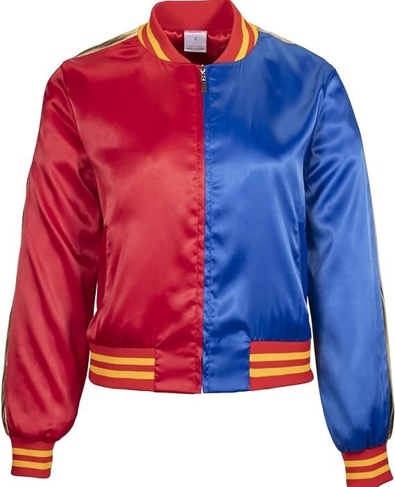 bomber jacket Harley Quinn Red & Blue Bomber Jacket