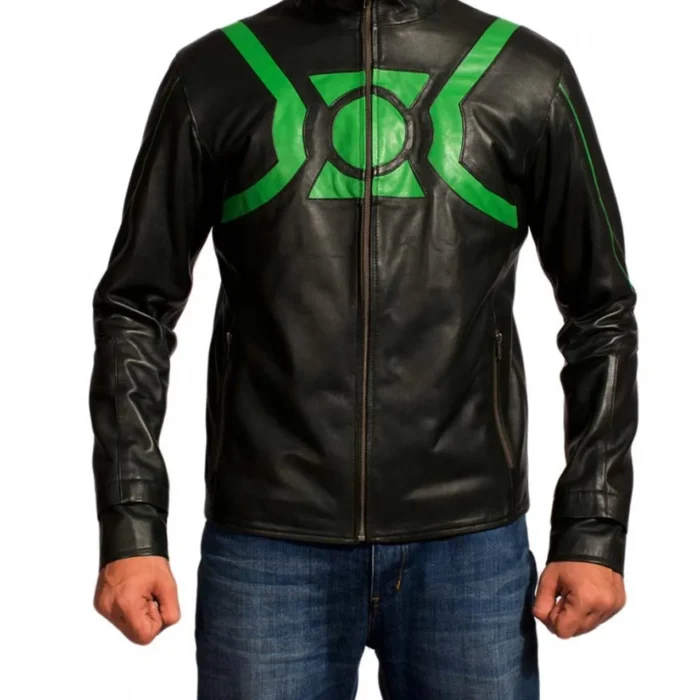 green lantern leather jacket
