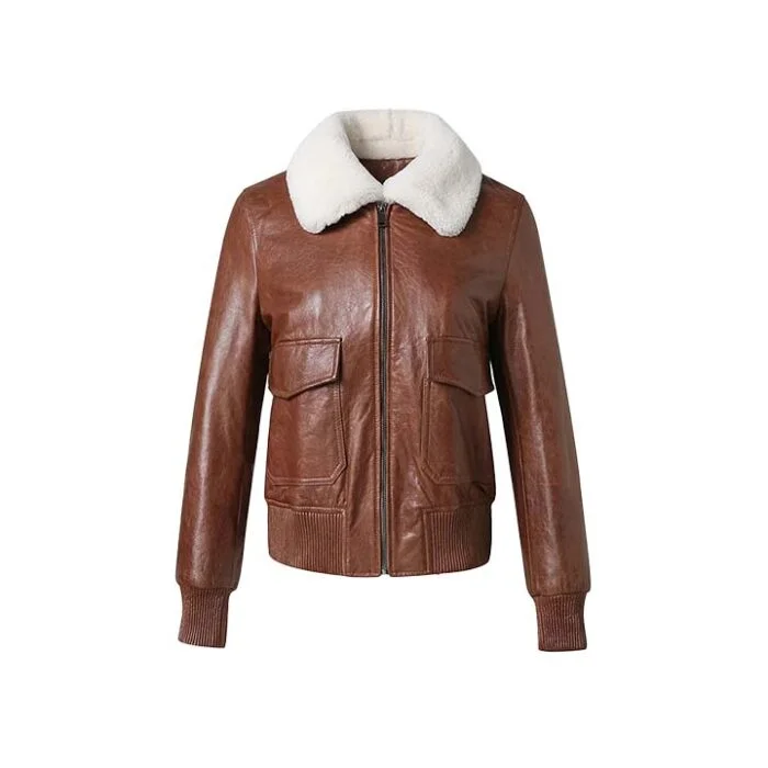 bomber jacket leather jacket