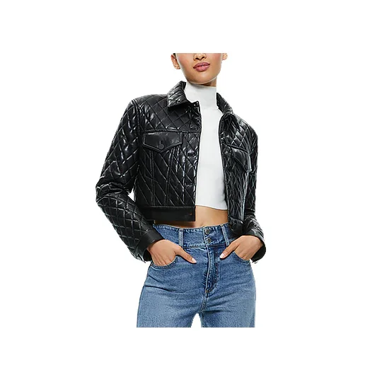 cropped jacket cropped leather jacket
