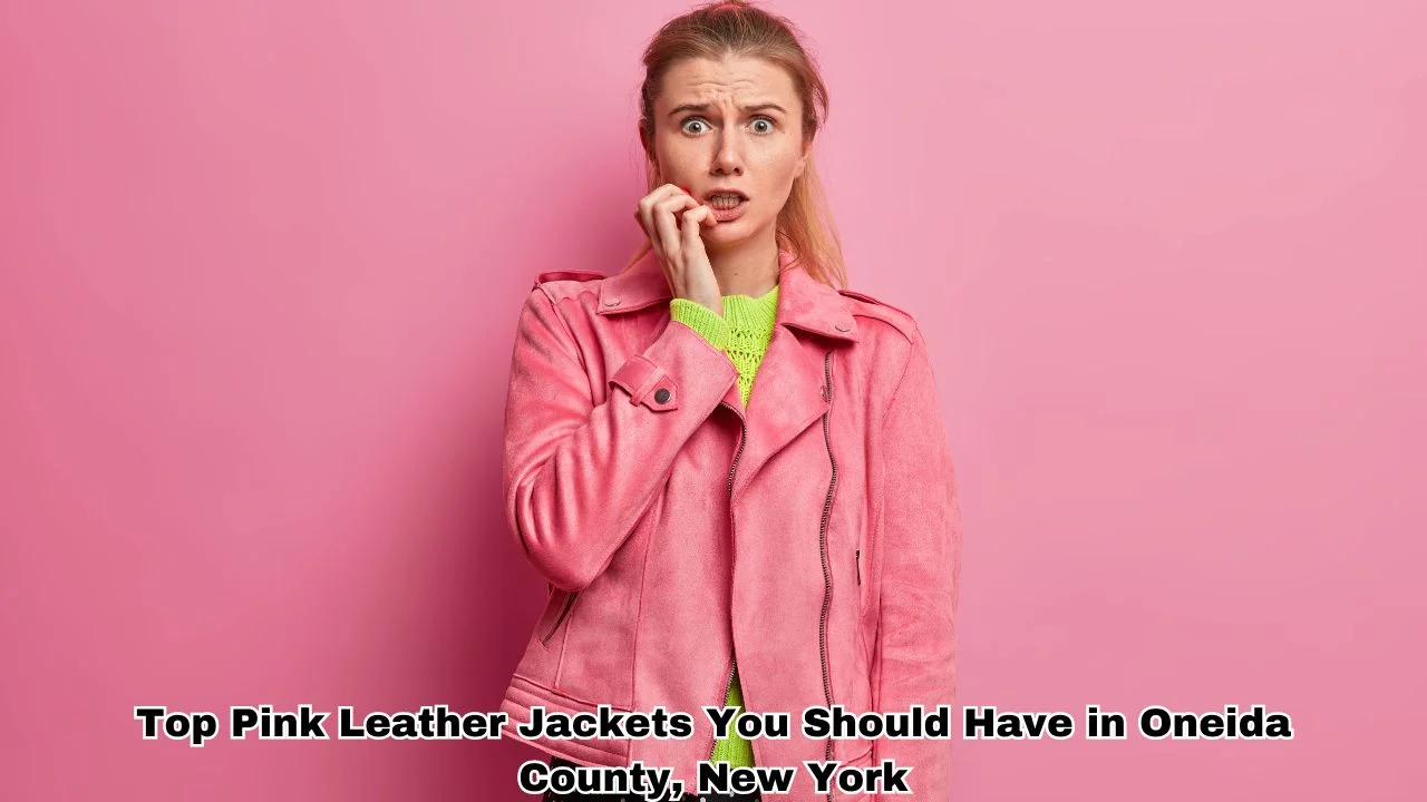 Pink Leather Jacket