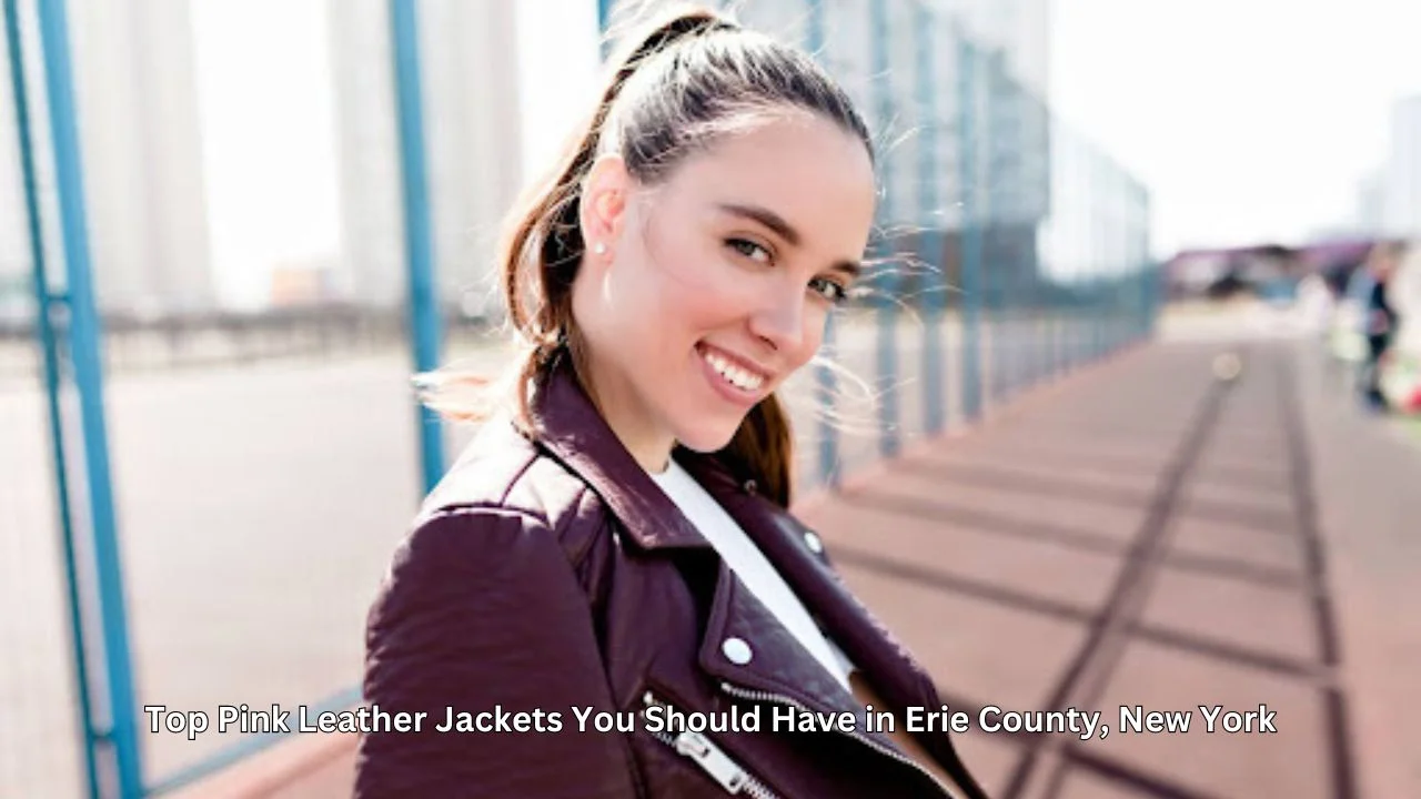 Leather Jacket Pink Leather Jacket Erie County