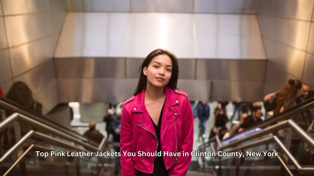 Pink Leather Jacket Clinton County Leather Jacket