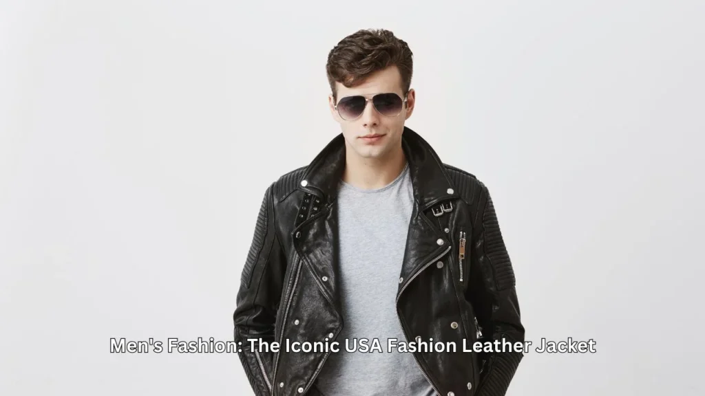 Men's Fashion leather jacket USA