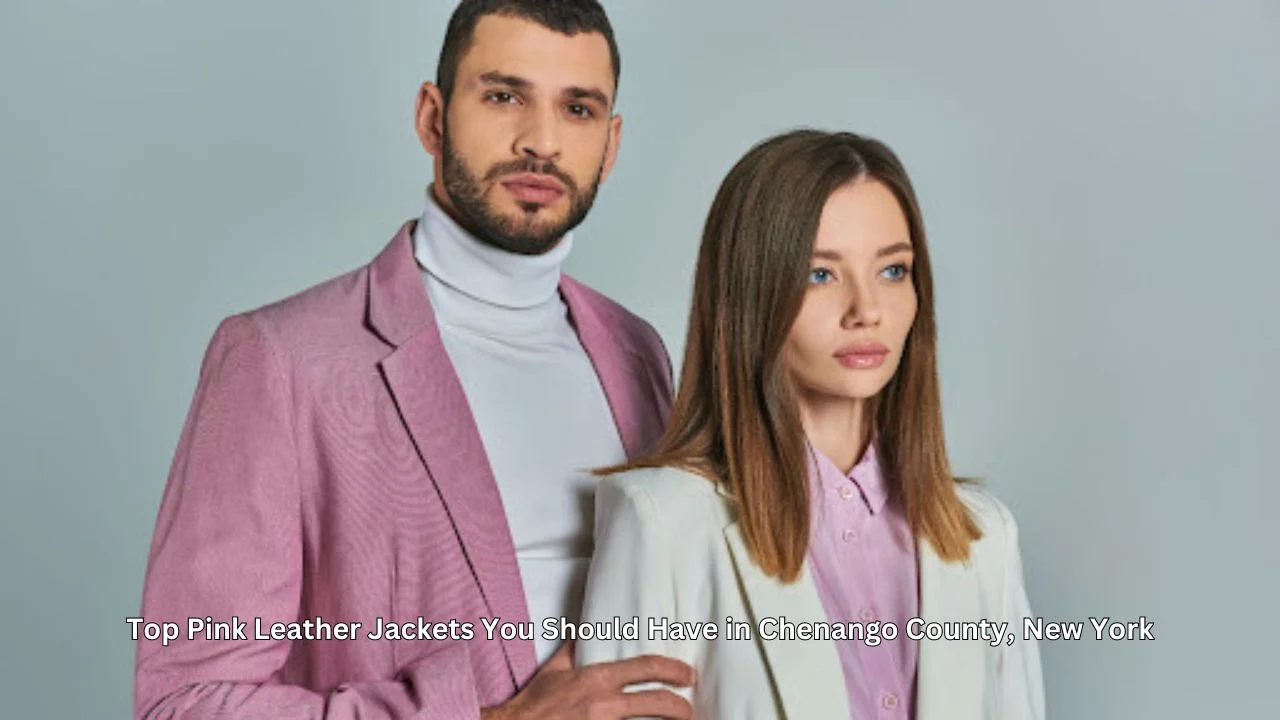 Pink Leather Jacket Clinton County Leather Jacket