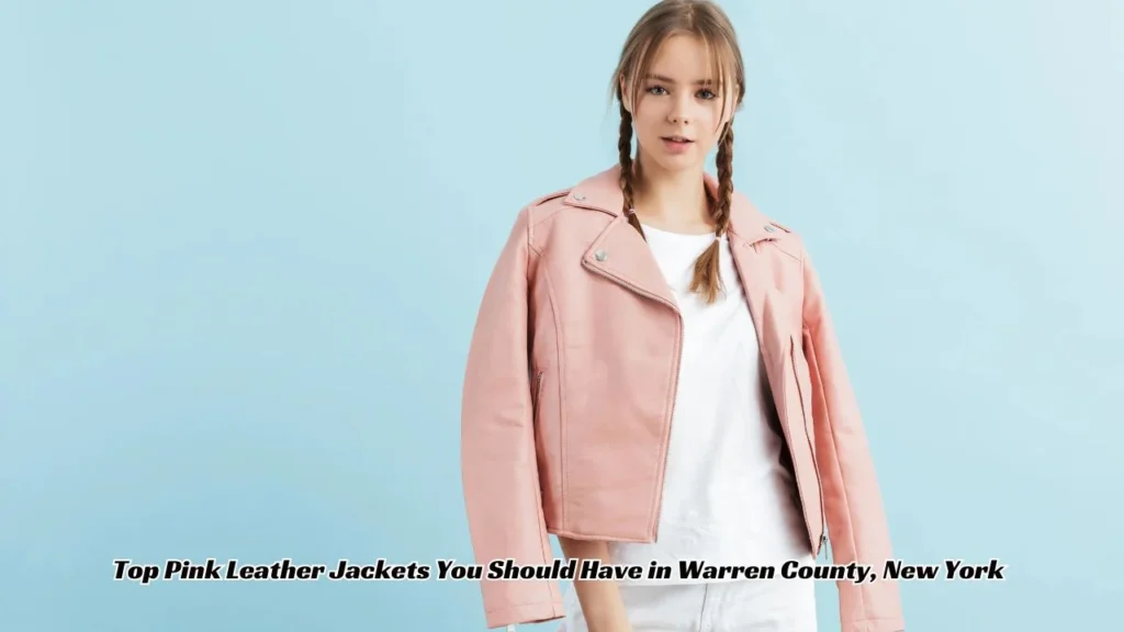 Warren County Pink Leather Jacket Leather Jacket