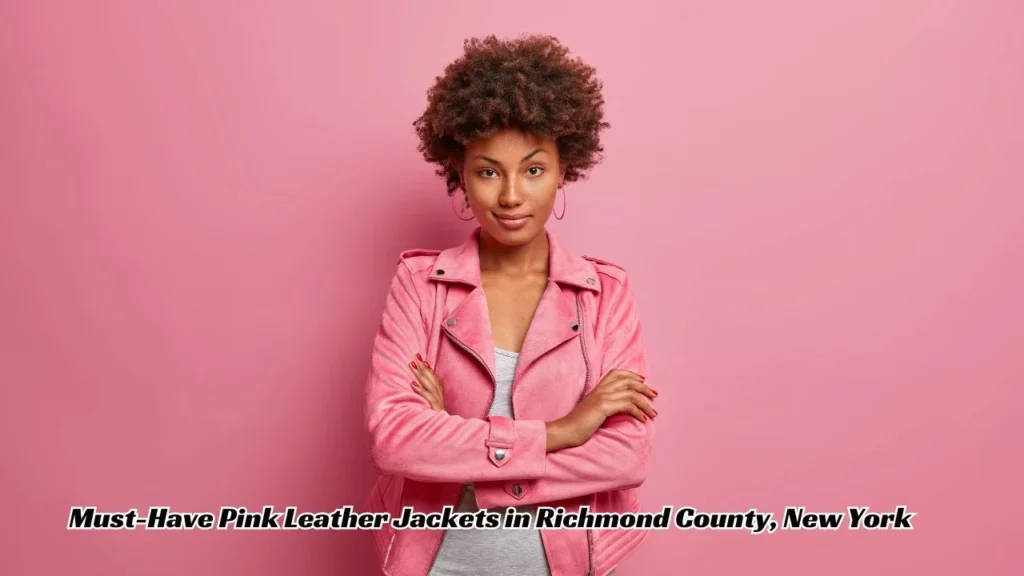 Leather Jacket Pink Leather Jacket Richmond County
