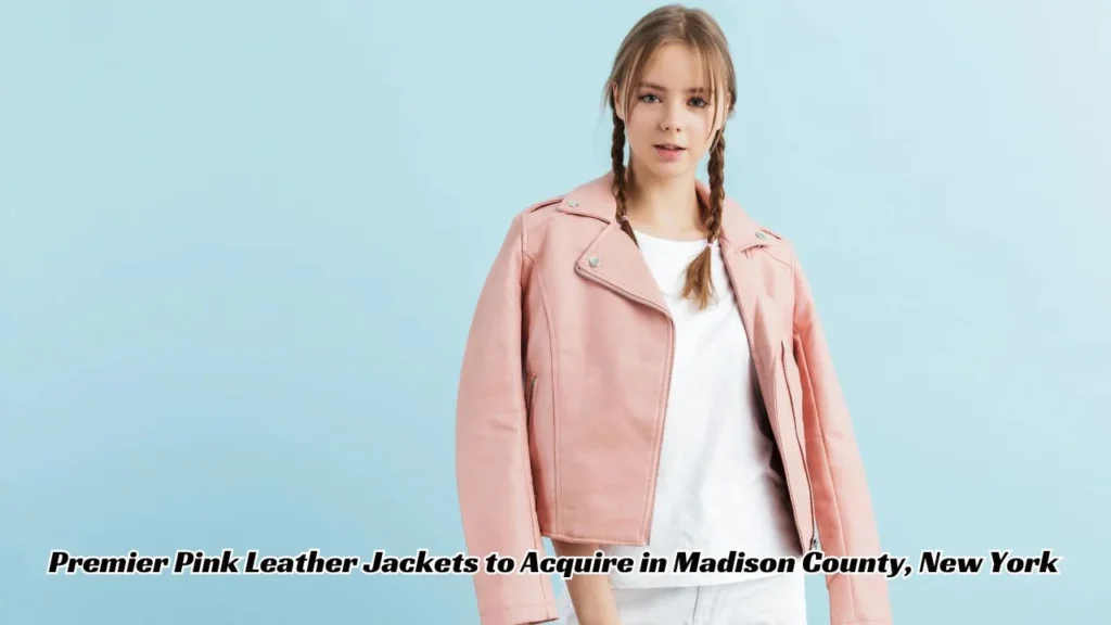 Pink Leather Jacket Leather Jacket Madison County