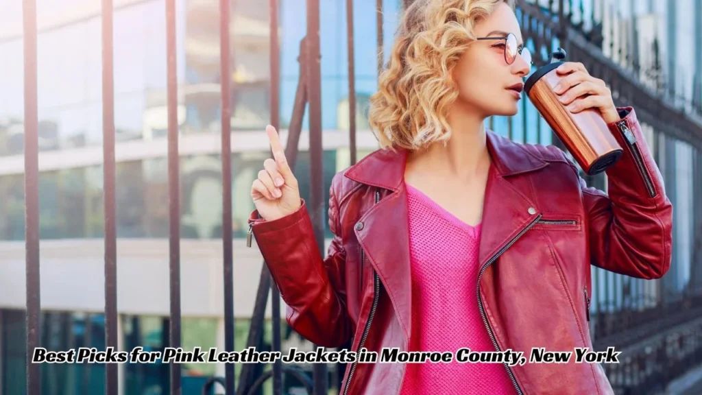Monroe County Pink Leather Jacket Leather Jacket