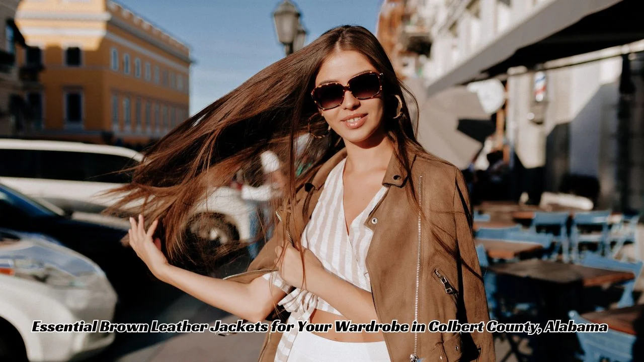 Brown Leather Jacket Colbert County