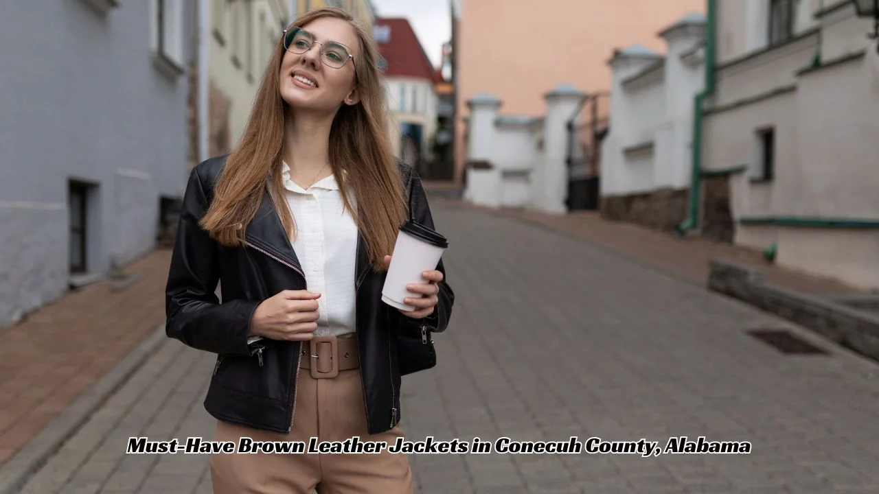 Brown Leather Jacket Conecuh County