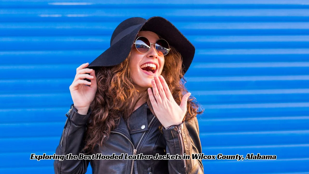 Wilcox County Hooded Leather Jacket