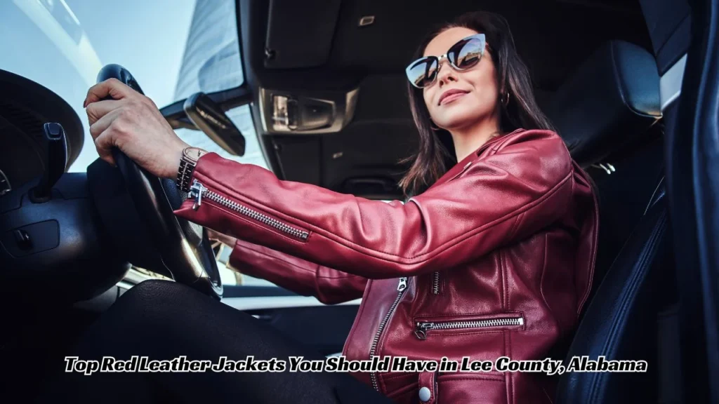 Red Leather Jacket Lee County