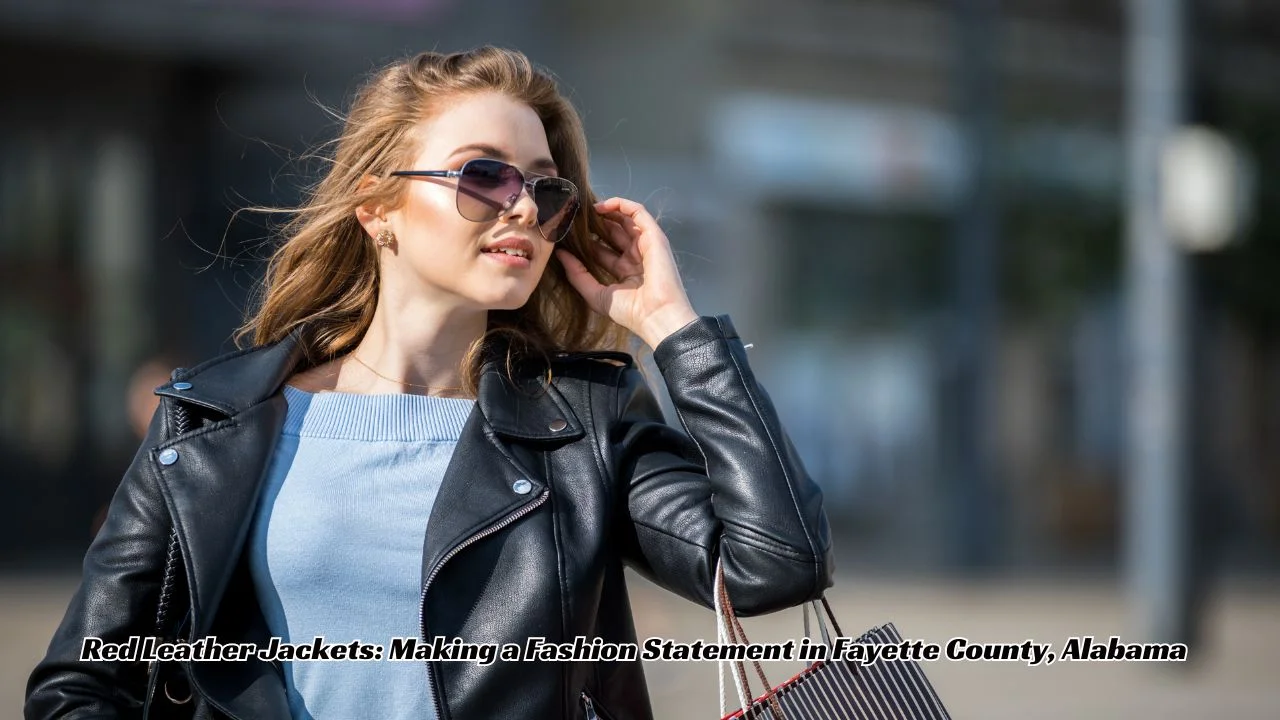 Fayette County Red Leather Jacket