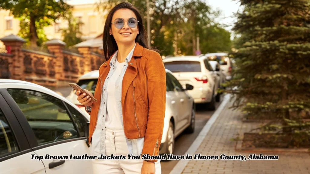 Brown Leather Jacket Elmore County