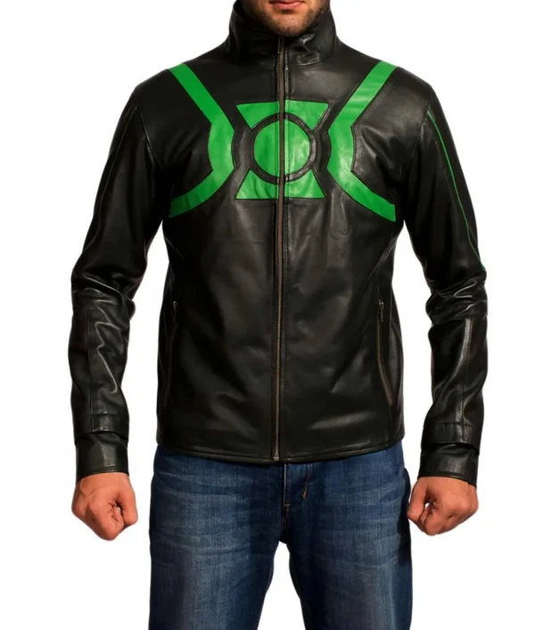 Green Lantern Justice League Leather Jacket
