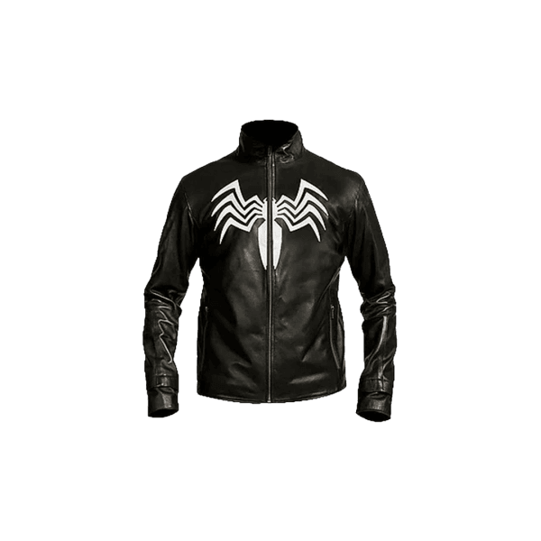 Venom Eddie Brock Spiderman Black Original Leather Jacket