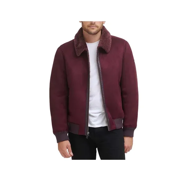Echo Suede Bomber Jacket