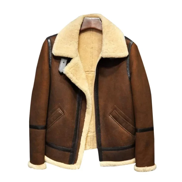 Men's Newly Designed Snuggly Genuine Suede Leather Jacket