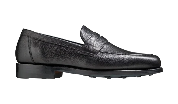 Black Grain Loafer Shoe - Image 2