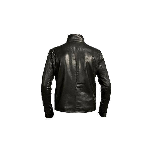 Venom Eddie Brock Spiderman Black Original Leather Jacket - Image 2
