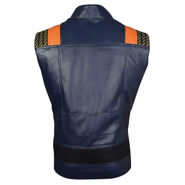 Black Panther Erik Killmonger Leather Vest - Image 3