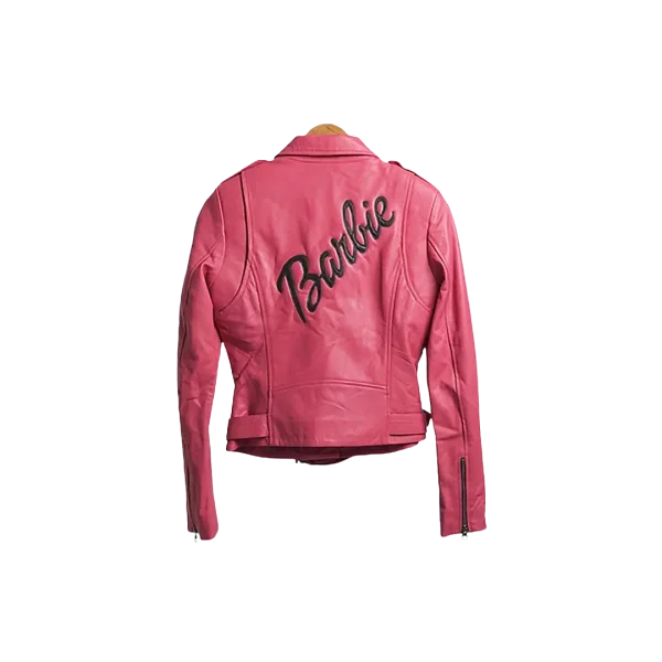 Barbie Doll Pink Original Leather Jacket - Image 2
