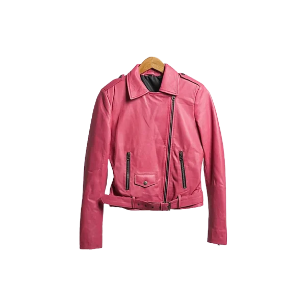 Barbie Doll Pink Original Leather Jacket - Image 4