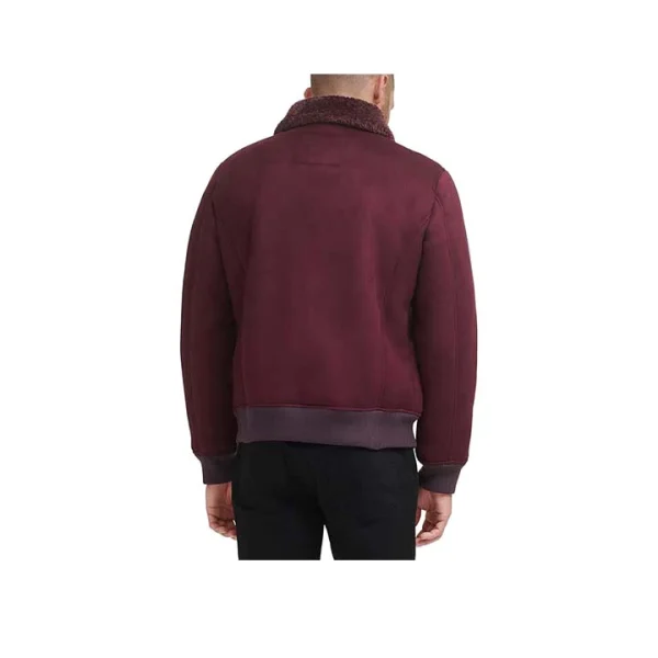 Echo Suede Bomber Jacket - Image 5
