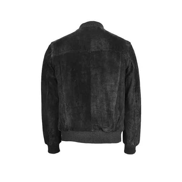 Nebula Suede Bomber Jacket - Image 11