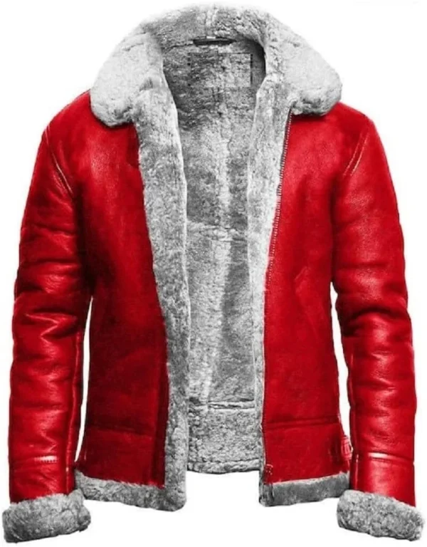 Men's FUR Bomber Jacket - Image 5