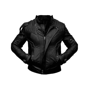 Belted Cuffs Moto Jacket