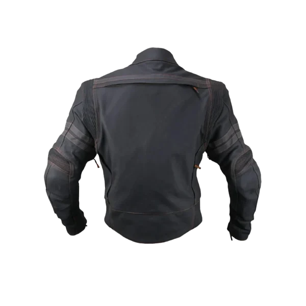 Multi Pockets Protector Moto Jacket - Image 2