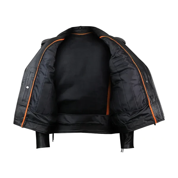 Side Laces Belted Moto Jacket - Image 4