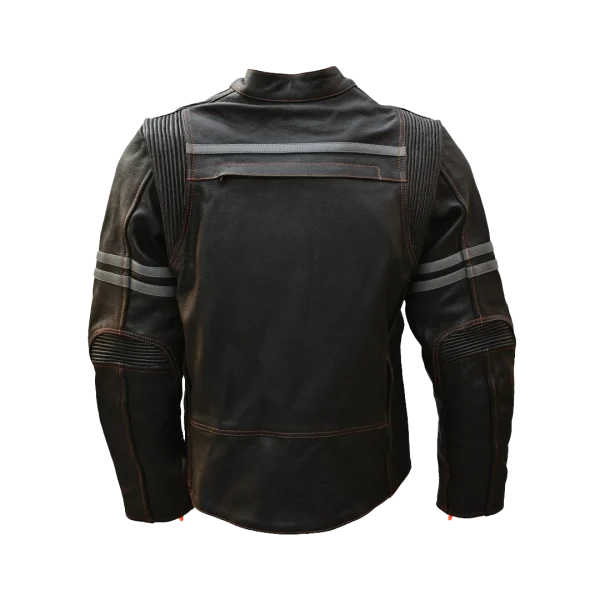 Multi Pockets Protector Moto Jacket - Image 4