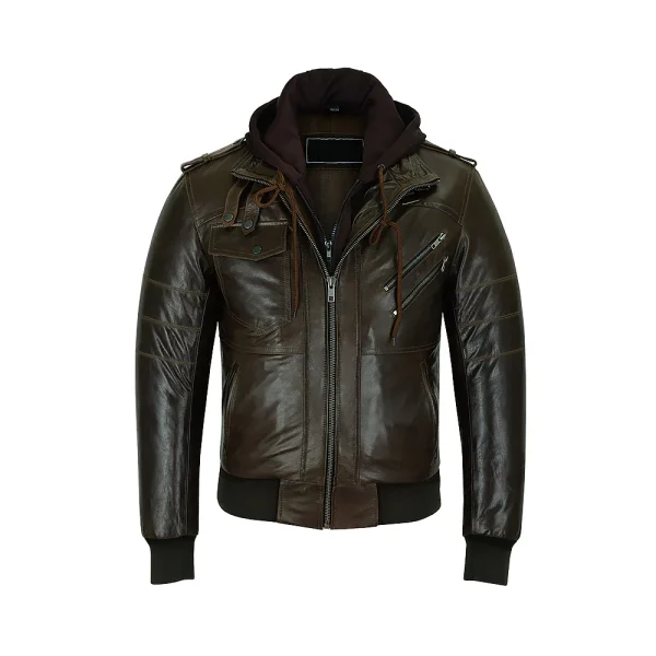 Stylish Removeable Moto Jacket - Image 7