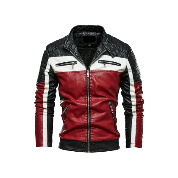 Men's Slim Fit Original Leather Moto Jacket