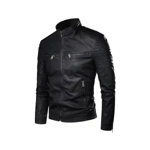 Austin Men's Slim Fit Original Leather Jacket