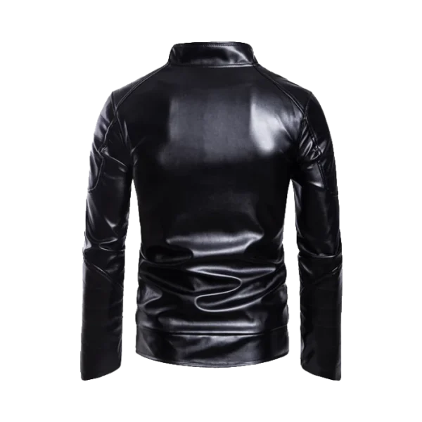 Men's Diamond Quilted Original Leather Jacket - Image 3