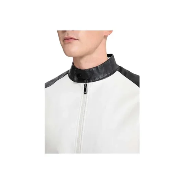 Baseball Varsity Leather Bomber Jacket - Image 3