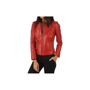 Women's Biker Real Leather Jacket