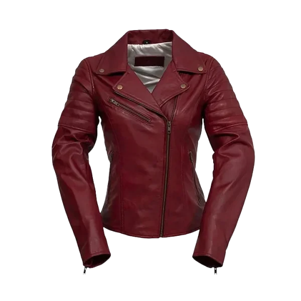 Women's Side-Laced Leather Jacket