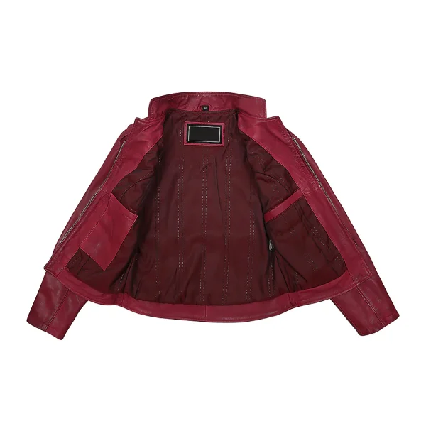 Women's Slim Fit Premium Leather Jacket - Image 10