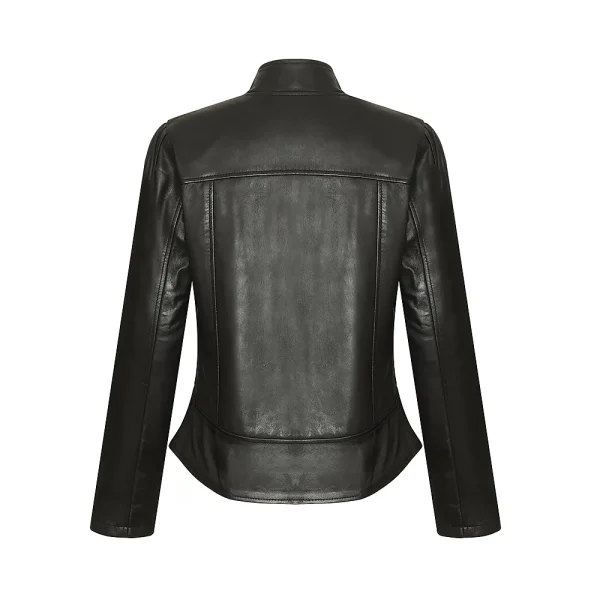 Women's Slim Fit Premium Leather Jacket - Image 3